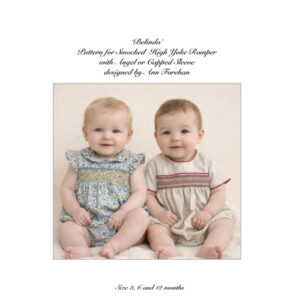 Belinda - Pattern for Romper, Size 1 & 2