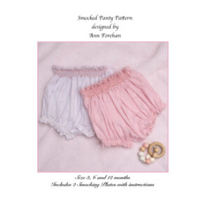 Panties -pattern Size 3, 6 & 12 months
