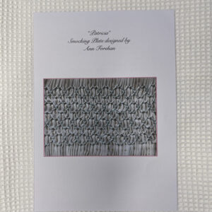 Patricia -Downloadable Smocking Plate