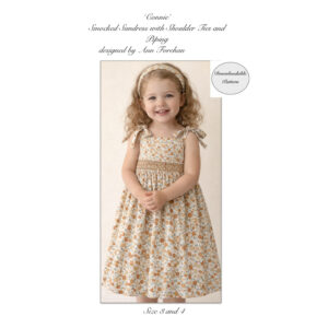 Connie -Downloadable Smocked Sundress Pattern, Size 3 & 4