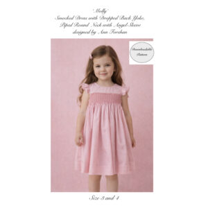 Molly -Downloadable Smocked Dress Pattern Size 3 & 4