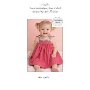 Natalie -Downloadable Smocked Sundress Pattern Size 1 & 2